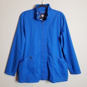 Dickies Royal Blue Essence Warm Zip Up Contemporary Scrub Jacket XL